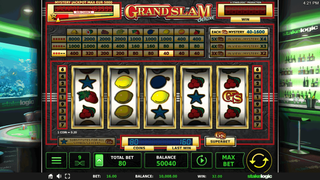 Бонусная игра Grand Slam Deluxe 3