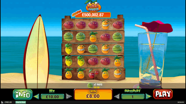 Характеристики слота Funky Fruits 10