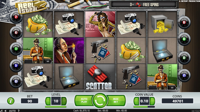 Бонусная игра Reel Steal 3
