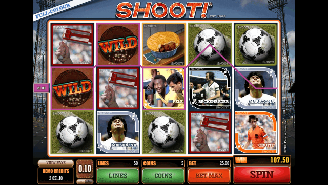 Характеристики слота Shoot! 3