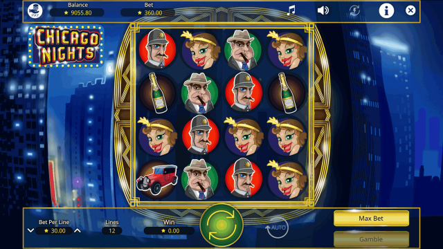 Бонусная игра Chicago Nights 9