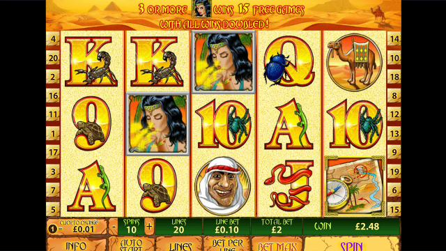 Игровой интерфейс Desert Treasure II 7