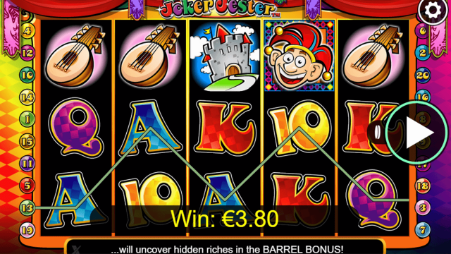 Игровой интерфейс Joker Jester 10