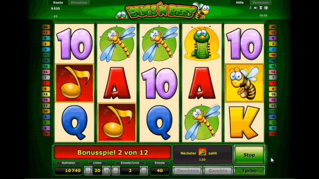 Бонусная игра Bugs And Bees 5