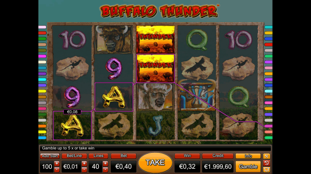 Бонусная игра Buffalo Thunder 1