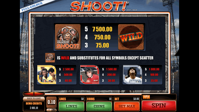 Бонусная игра Shoot! 6