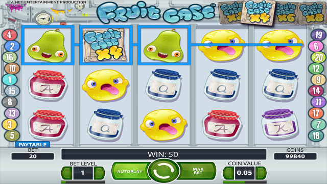 Характеристики слота Fruit Case 10