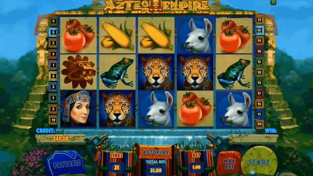 Характеристики слота Aztec Empire 9