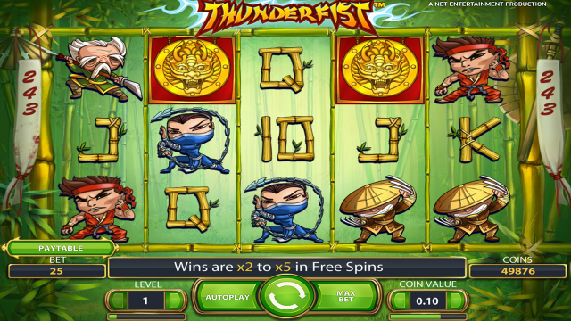 Характеристики слота Thunderfist 6