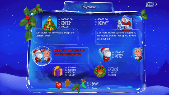 Бонусная игра Santa's Kiss 7