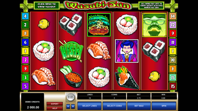 Бонусная игра Wasabi-San 1
