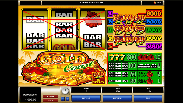 Бонусная игра Gold Coast 3