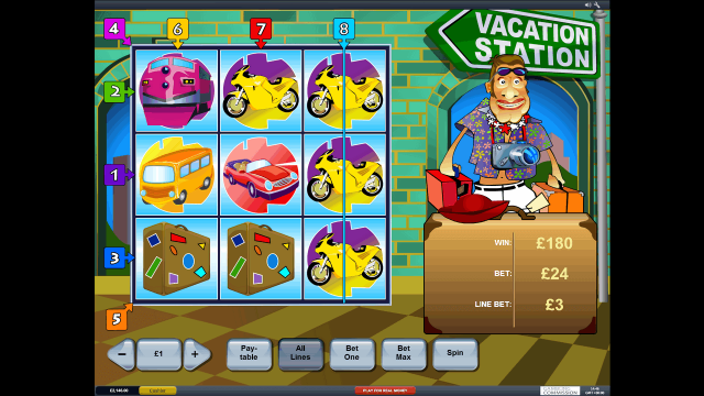 Характеристики слота Vacation Station 9