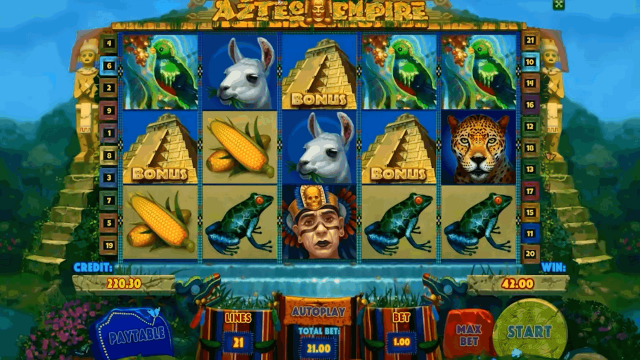 Бонусная игра Aztec Empire 10