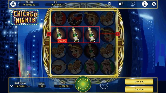 Игровой интерфейс Chicago Nights 7